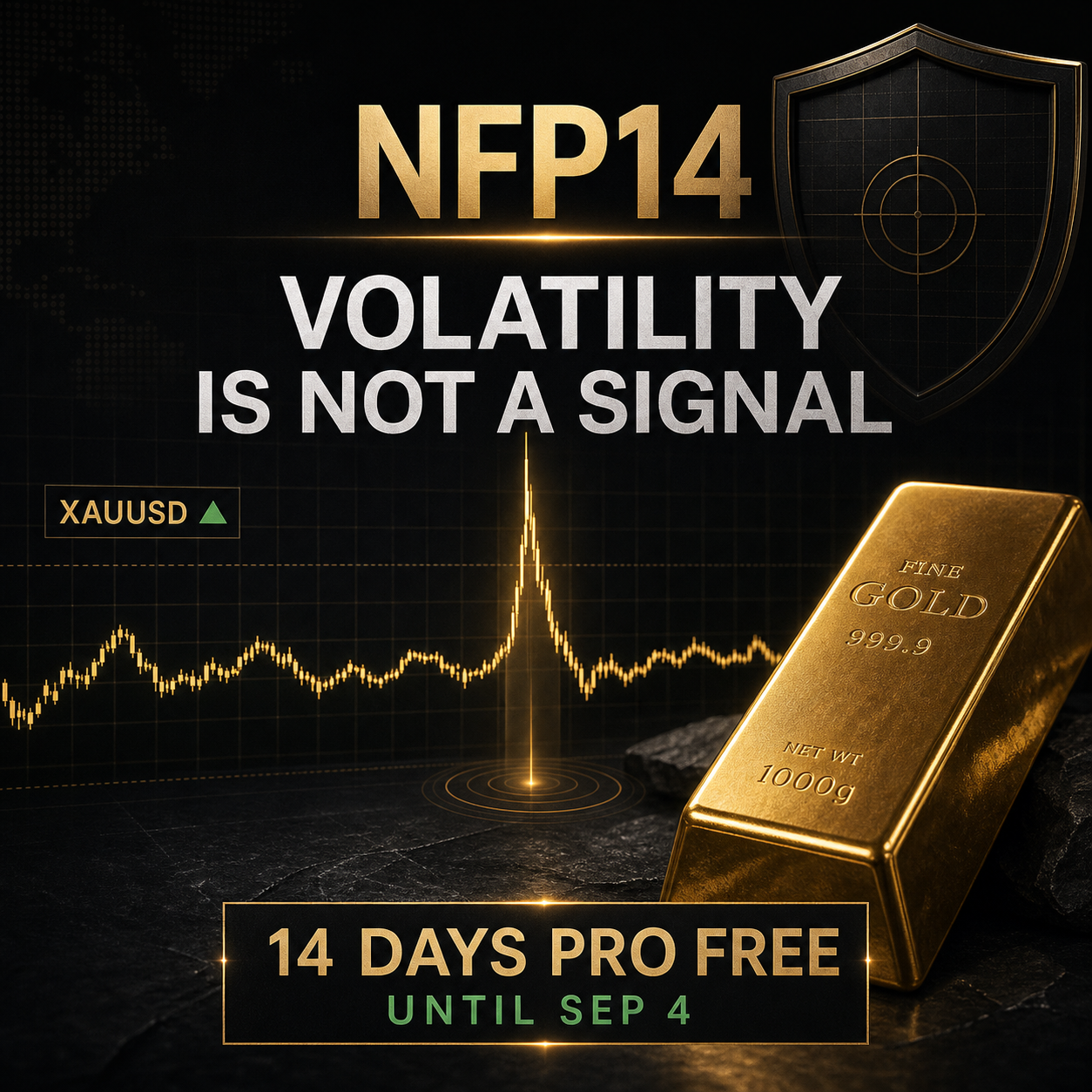 NFP14 volatility is not a signal